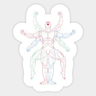 Muscles in motion Sticker